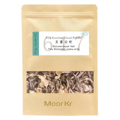 Зеленый чай с жасмином № 617 Пять ароматических облаков Чай с игольчатыми цветами Натуральный жасмин 50 г/шт. 150 г/шт.