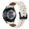 Litchi Textured Genuine Cow Leather Strap with Electroplated Buckle for Huami Amazfit Active 2 Square/Active 2/GTR Mini Pointed-End Watch Band