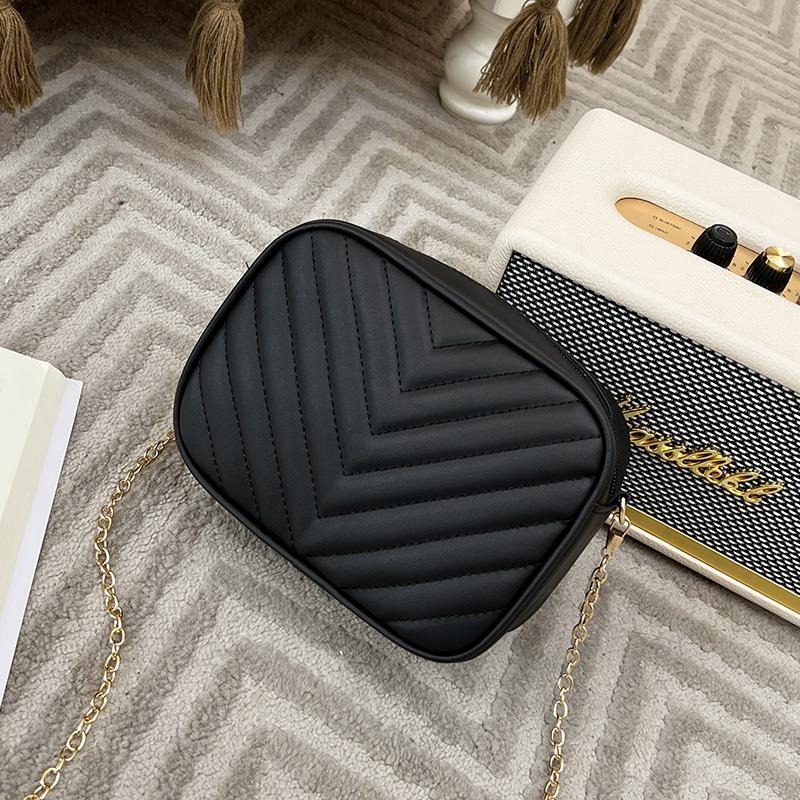 Сумка из ромбовидной вышивальной нити, женская новая ретро женская сумка, сумка-мессенджер на цепочке, модная и простая маленькая квадратная сумка