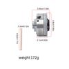 3 Jaws Manual Lathe Chucks Clamp Portable Industrial Handheld Repairing Modification Turning Tools Accessories