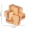Wooden Kong Ming Lock, Lu Ban Lock, IQ Brain Teaser, Educational Toy, for Kids Children, Montessori, 3D Puzzles Game, Unlock Toys, Adult