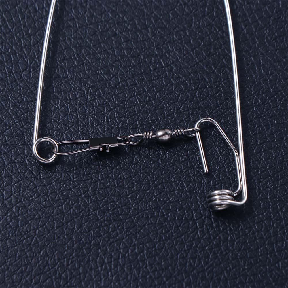 Steel Trigger Spring Hook Automatic Fishing Device Spring Ejection Hook Automatic Fishing Hook