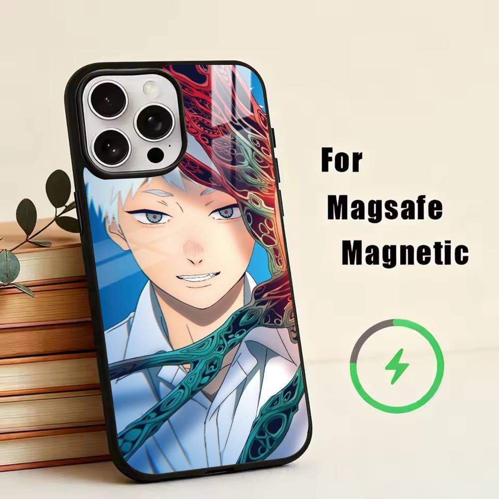 Летний H-Hikaru DD-Died Чехол для телефона для iPhone 17, 16, 15, 14, 13, 12, 11 Plus, Pro Магнитный для Magsafe Беспроводная зарядка