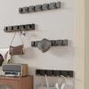Multi-Row Foldable Wall Hook Space Aluminum Heavy-Duty Invisible Hanger for Bathroom, Kitchen, Entryway---
