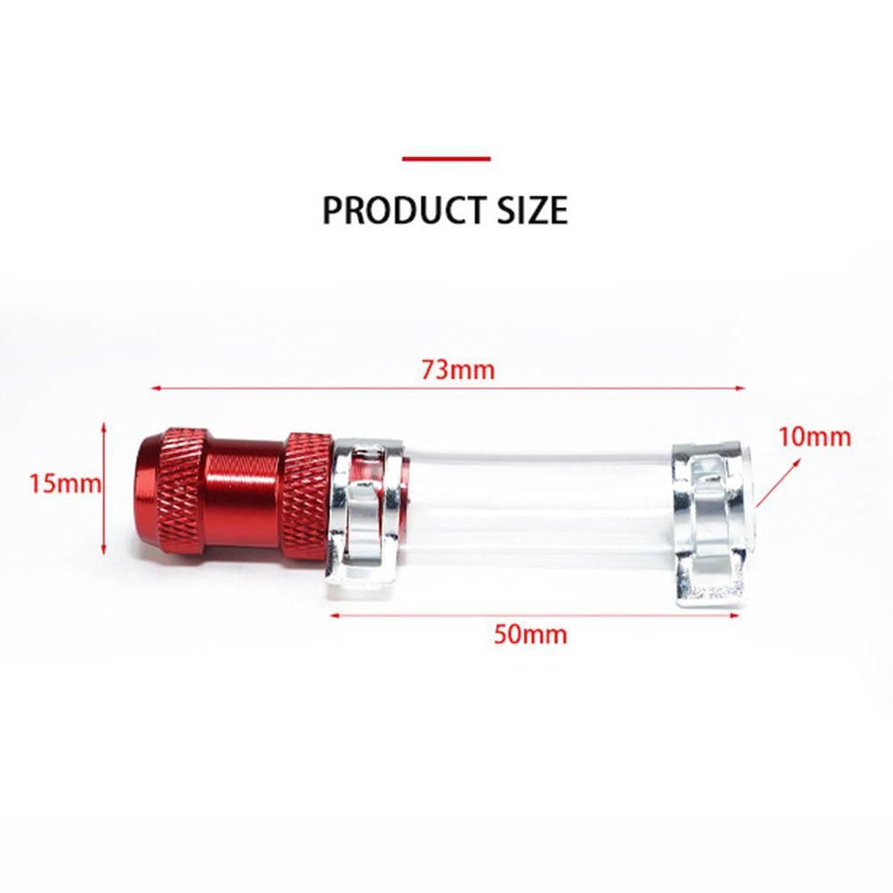 End Cap Air Filter Drain Tube CNC Aluminum Alloy Motorcycle Drain Tube Motorcycle Maintenance
