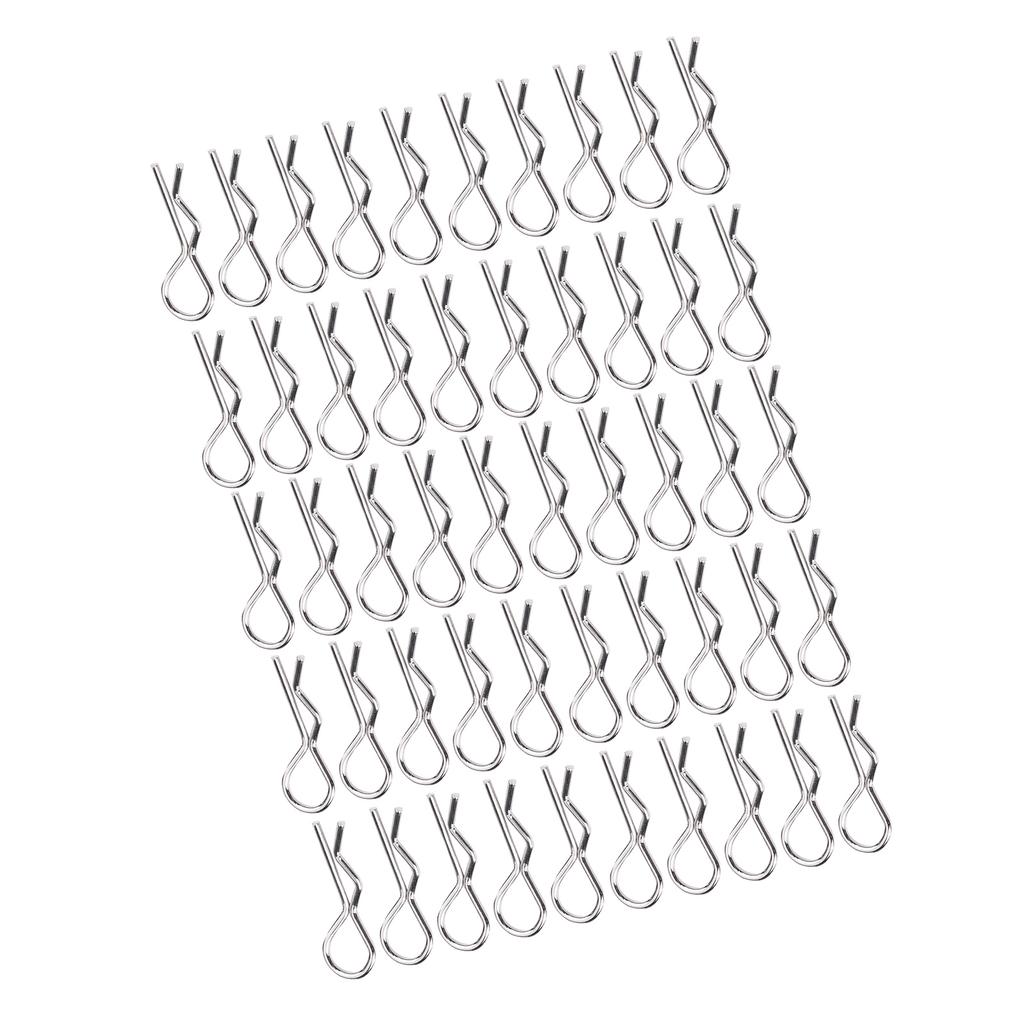50 Pcs RC Accessories R Type Body Clip Pin for 1 10 1 12 1 16 Scale Remote Control Car Shell