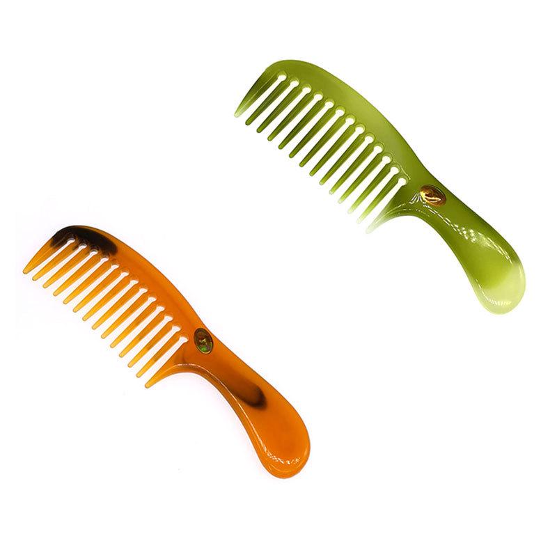 Расческа для длинных волос у женщин - очень густые, широкие и средние зубцы - большой пластик, мягкий, не повреждает волосы