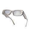 Clear Clear Light For UV UV Protection [Puente] Sunglasses, Men's, Stylish, Women's, Gray, Frame, Smoke, Smoke, Black, Square, Slim, Square, Narrow,