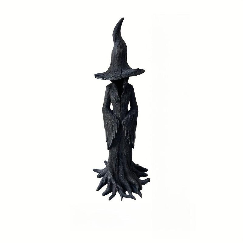 Xiaomi Gothic Witch Statue Retro Horror Resin Desktop Decor Home Decoration Gothic Ghost Ornament Halloween Party Festival Collectible