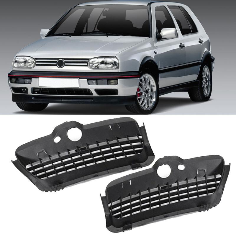 1 Pair Front Fog Light Cover Lower Frame for Golf MK3 Rabbit 1993 10094 1995 1996 1997 1998 1H6853665A 1H6853666A