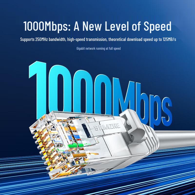 SAMZHE Cat6 Gigabit Ethernet Patch Cable