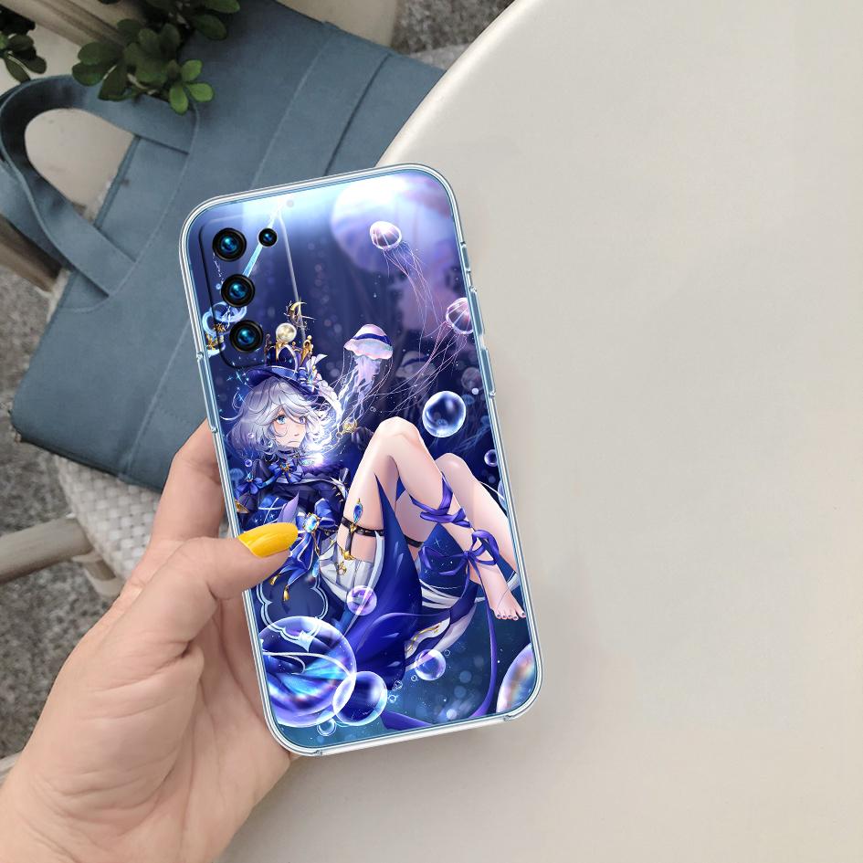 LO48 Genshin Impact Фурина Этер Чехол для LG K22 K30 K40 K40S K41 K42 K50 K50S K51 K51S K52 K61 K62 K71 K92 Q60 Q61 V40 V50 V60