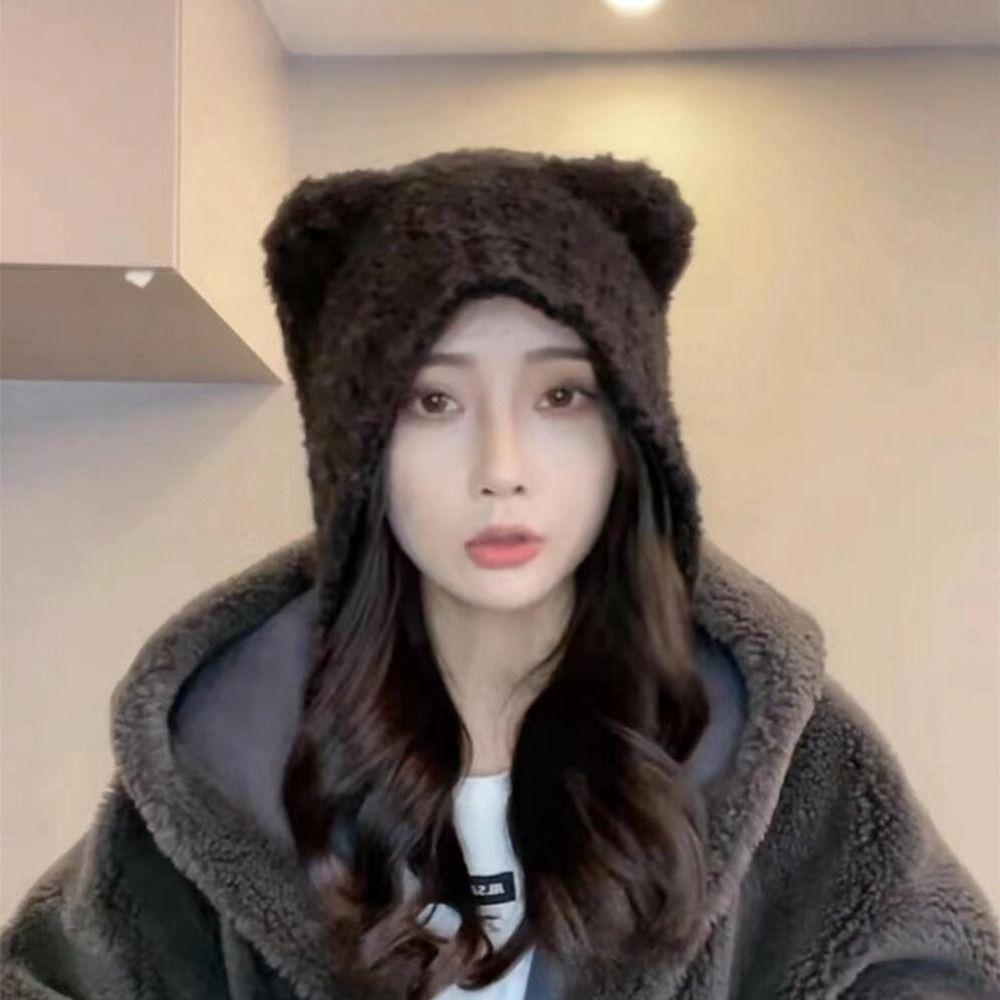 Warm Cute Autumn Winter Knitted Knitted Hat Wool Hat Cold Cap