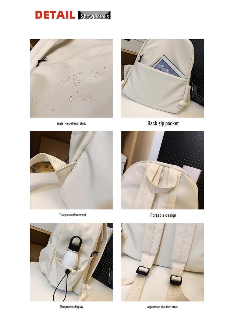 Large Capacity Nylon Lightweight Fashion Backpack for Casual Hiking and Commuting