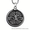 Винтажное мужское ожерелье викингов с волчьим деревом, скандинавская луна, кельтский узел, кулон, протектор, ювелирные изделия, подарочные аксессуары