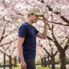 [Patriotic Baseball Cap] 2026 USA Commemorative Unisex Letter "1776" & "2026" Print Black Polyester Adjustable Lightweight Curved Brim Sun Protection