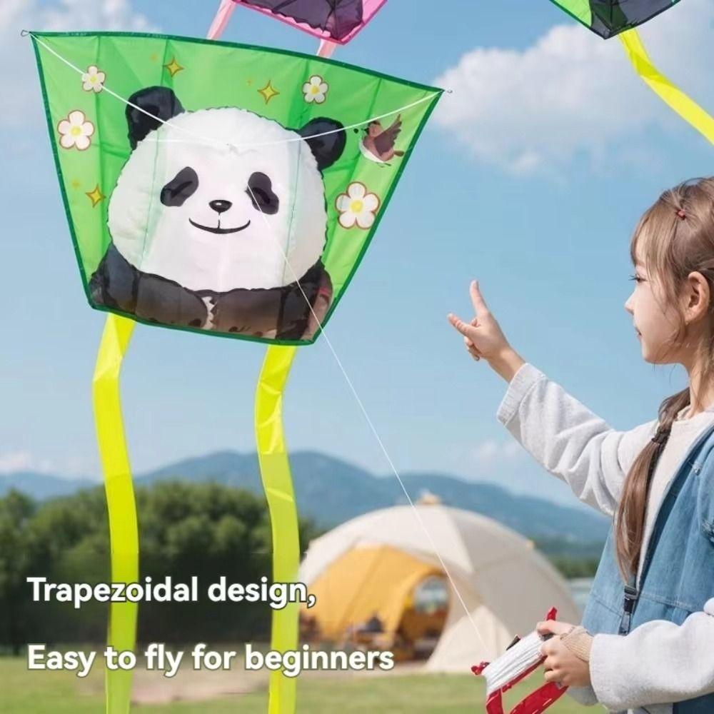 Rabbit Children Sports Kites Panda Spring Outing Pocket Kite Cartoon Children Kite Beginner Use