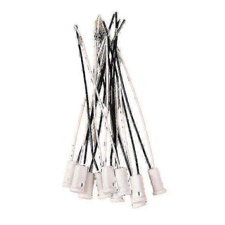 10pcs/lot G4 Base G4 Socket Plug Ceramic G4 Holder Head Wire Connector 10cm