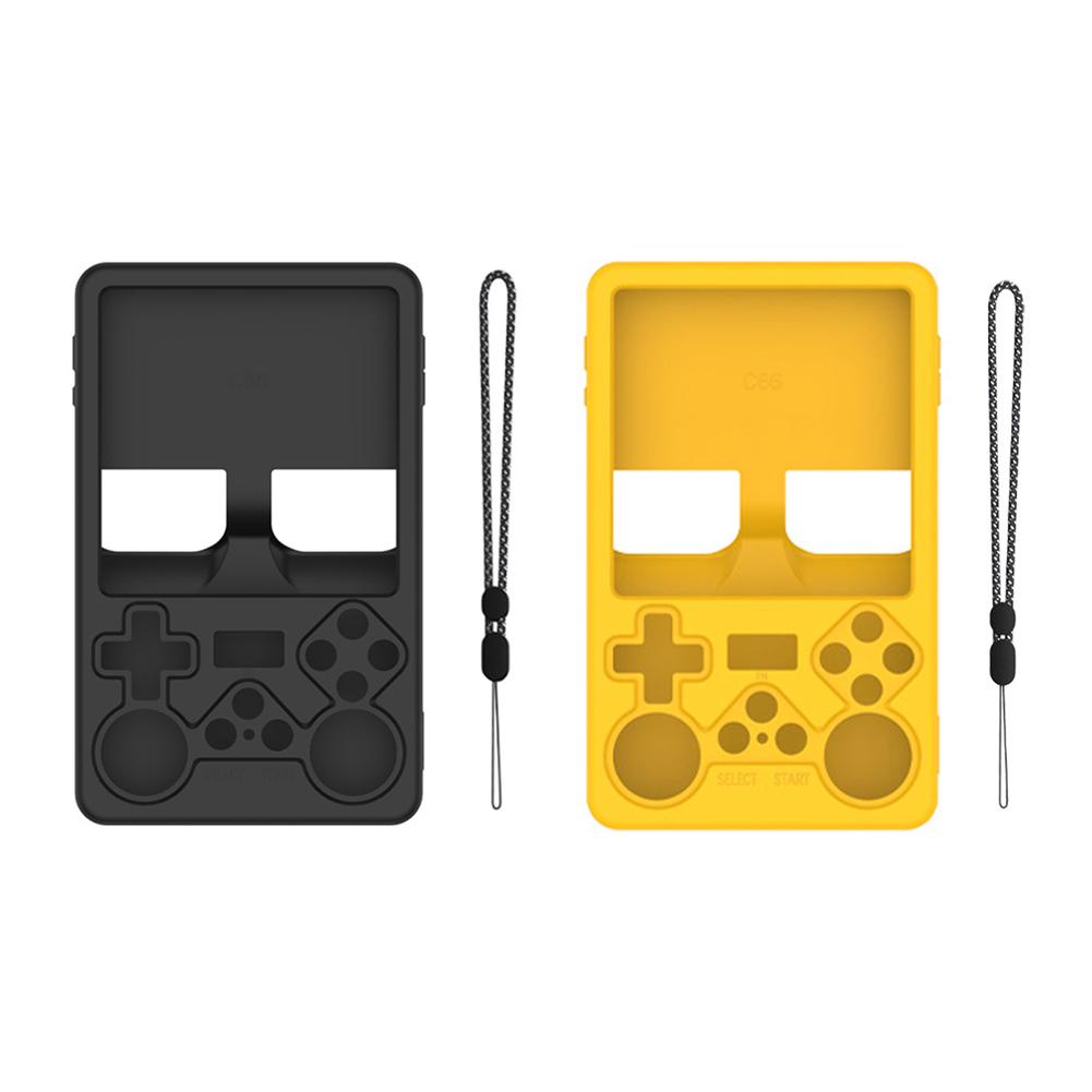 Черный Для R36S PLUS Портативная игровая консоль с открытым исходным кодом Защитный мягкий силиконовый пылезащитный чехол F5D4