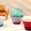 300 ML Gradient Color Ceramic Rice Bowl Nordic Style Dessert Bowl Fashion Ramen Bowl  Soup