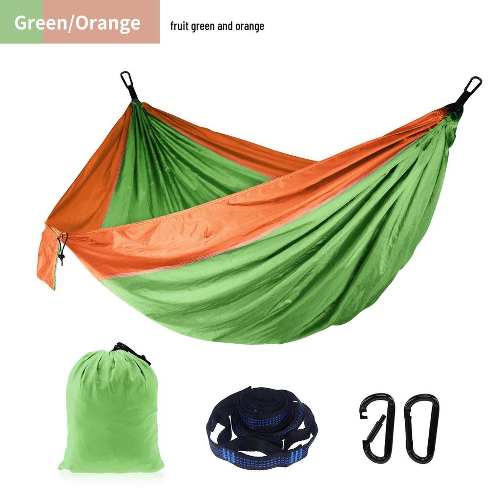 Adjustable Straps Nylon Hammock - High-End Single/Double Outdoor Use