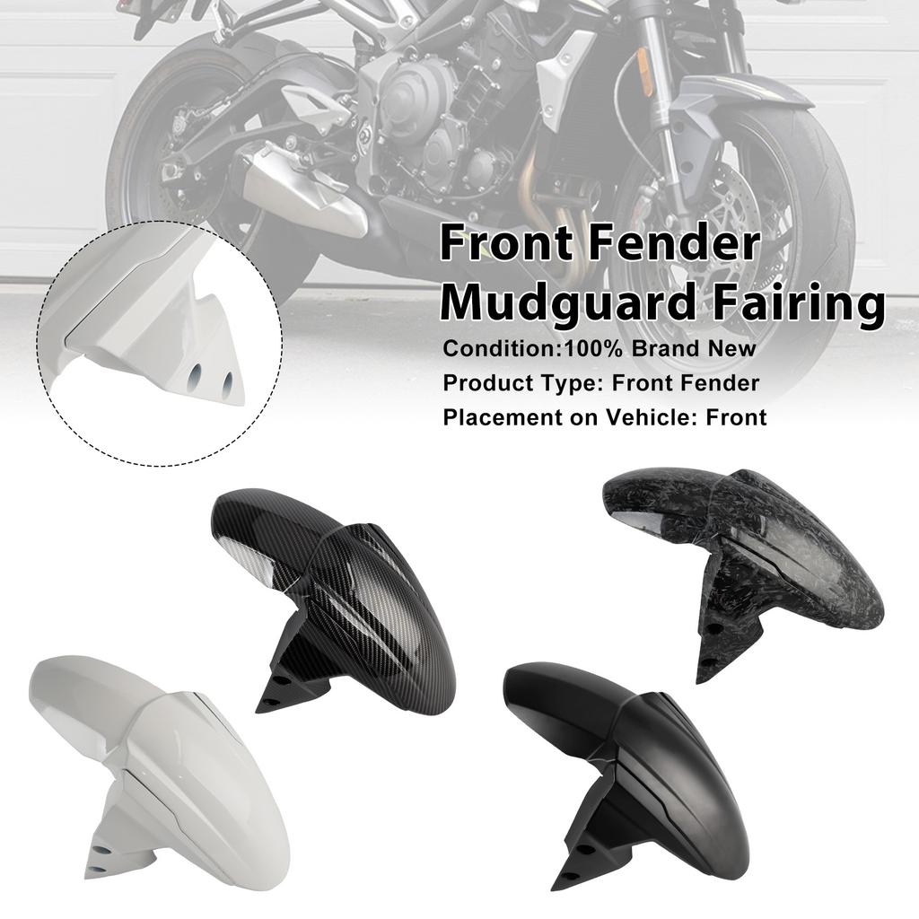 Topteng Front Fender Mudguard Fairing For Street Triple 765 R RS 2020 2021 2022 2023 2024 2025