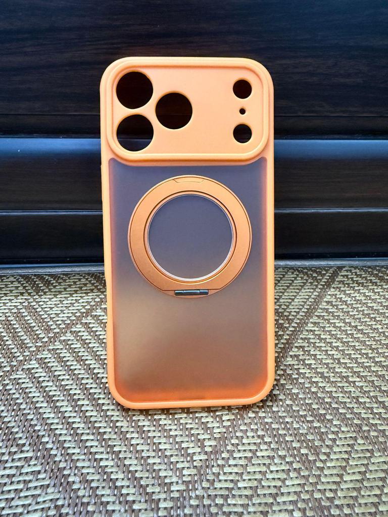 iPhone 17 Pro Case: 360° Rotating Magnetic, Transparent, Full Coverage, Anti-Drop Shell