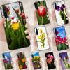 Чехол-цветок тюльпана для Oppo A40 A60 A80 A18 A38 A58 A78 A98 A16 A76 A96 A15 A17 A77 A74 A94 A54 A57S