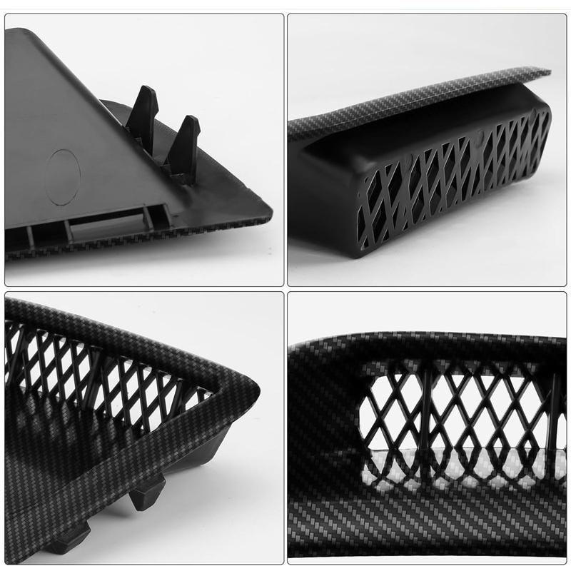 1 пара угловых накладок на передний бампер с узором из углеродного волокна для Subaru Impreza WRX STI 2008-2014