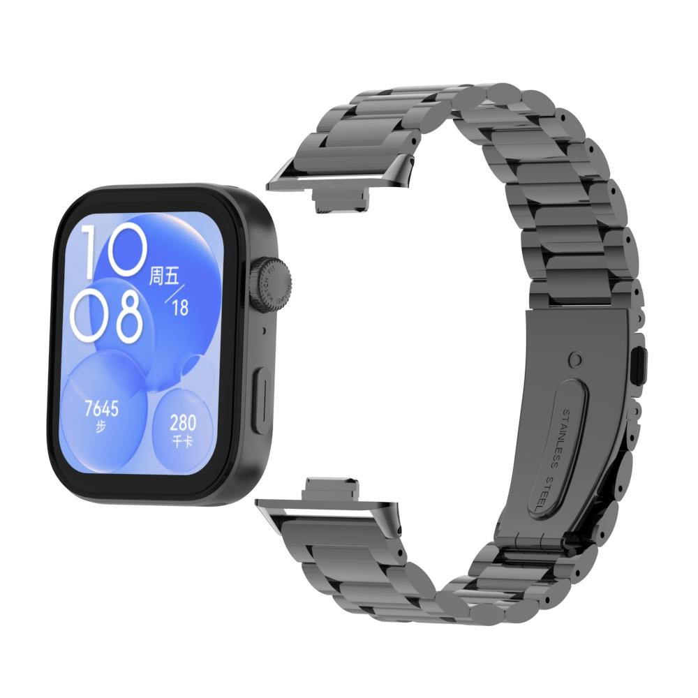 Ремешок из нержавеющей стали для Huawei Watch Fit 3, сменный металлический ремешок, быстрый браслет-браслет для Huawei Fit 3 Smartwatch Corrrea