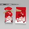 10 Pieces of Christmas Gift Cartoon Bag Gift Box Candy Biscuit Bag Decoration Christmas Party Gift Bag Birthday Party