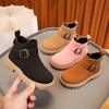 Fashion 2024 New Autumn Winter Children Ankle Boots Boys British Style Boots Girls Short Boots Baby Comfortable Casual Slip On Shoes