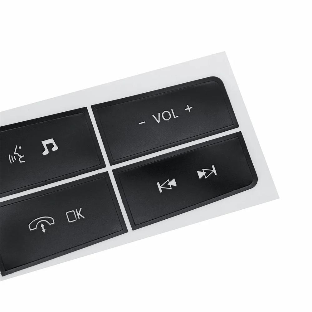 1 комплект наклеек на кнопки управления рулевым колесом для Ford Mustang 2010-12