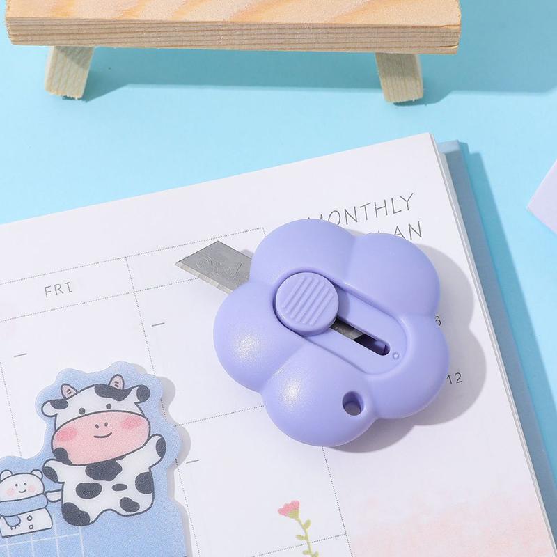 Студенческий портативный нож для цветочного искусства, диспенсер для резки бумаги, ремесленный нож, карманный нож, мини-милый