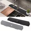 Kitchen Silicone Faucet Mat Water Collection Sink Large Size Splash Proof Pad Countertop Drain Dry Protector Bathroom for Tool