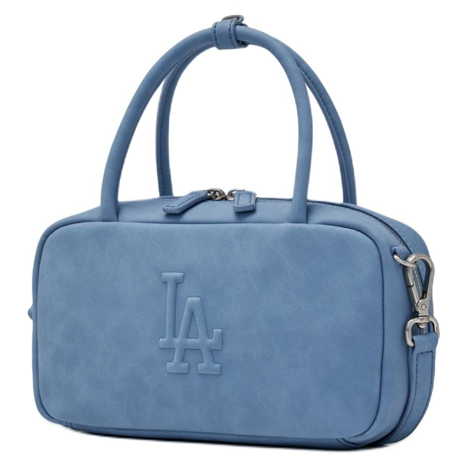 MLB Polyurethane Handbag Women's Blue 3ACRSD16N-07SBS
