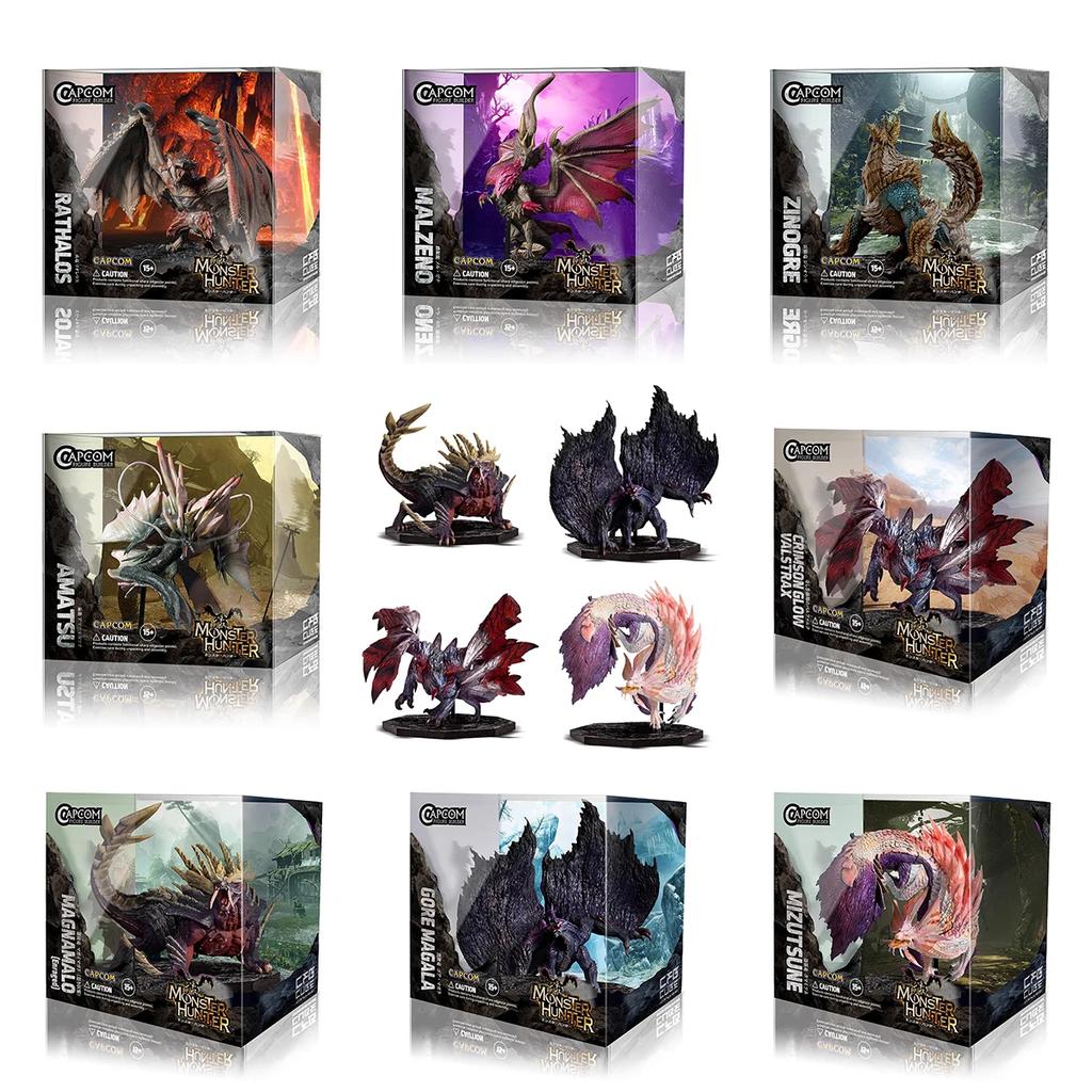 Monster Hunter CUBE Зиногр Амацу Багровое Сияние Валстракс Гор Магала МАГНАМАЛО Мицуцунэ Фигурка Монстра Дракона Модель Игрушки