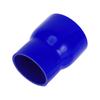 X AUTOHAUX 1pcs Inner Diameter 83-102mm Length 127mm 0 Degree Blue Car Silicone Hose
