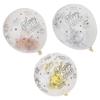 10Pcs Latex Transparent Balloon with Happy Birthday Words for Birthday Party Wedding Anniversary Dec