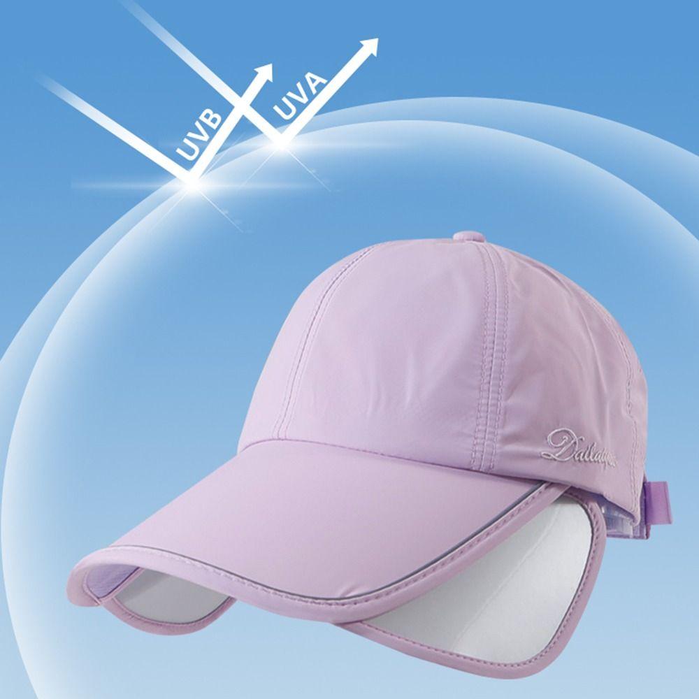 Adjustable Visor Sunscreen Baseball Hat Quick Dry Sun Visor Hat Lightweight Sports Cap  Summer