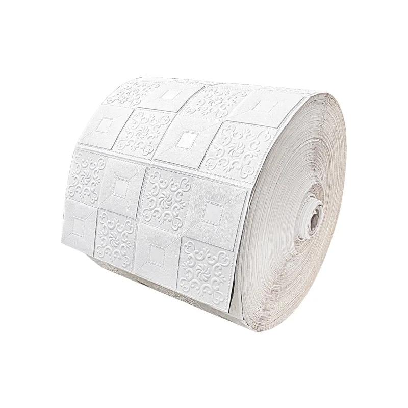 3/5/10 м 3D Самоклеящиеся обои Непрерывные Водонепроницаемые Наклейки на кирпичную стену Гостиная Спальня Детская комната Домашнее украшение