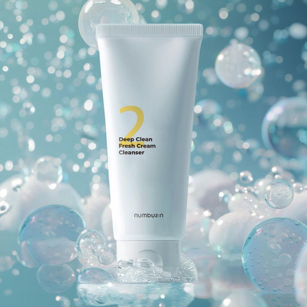 Numbersin No.2 Deep Clean Cream Cleansing Foam 120ml