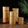 Natural Bamboo Food Storage Box Tea Nut Spice Storage Box Seasonning Tea Canister Eco-friendly Organizer Jar Kitchen Containers