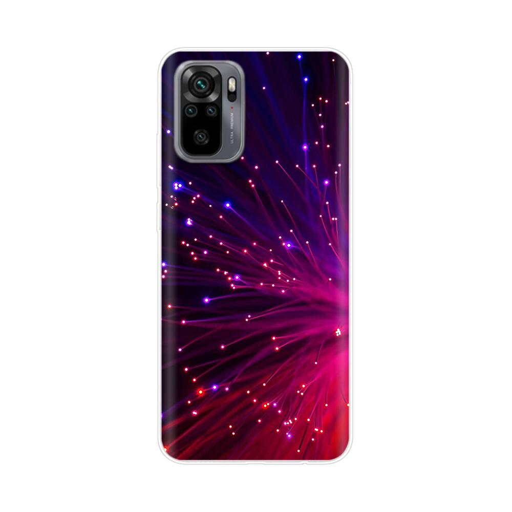 Силиконовый чехол-цветок для Xiaomi Redmi Note 10 Case 6.43'' Милый ТПУ задняя крышка для Xiomi Redmi Note10 Pro Бампер Чехлы