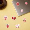 35pcs Cartoon Strawberry Stickers Romantic Love Stationery Stickers  Stickers For Notebook Luggage Mobile Phone Cup DIY