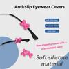 2Pcs Anti-slip Eyeglass Frame Decor Soft Silicone Eyeglass Ear Hooks Glasses Ear Grips  Daily Wear