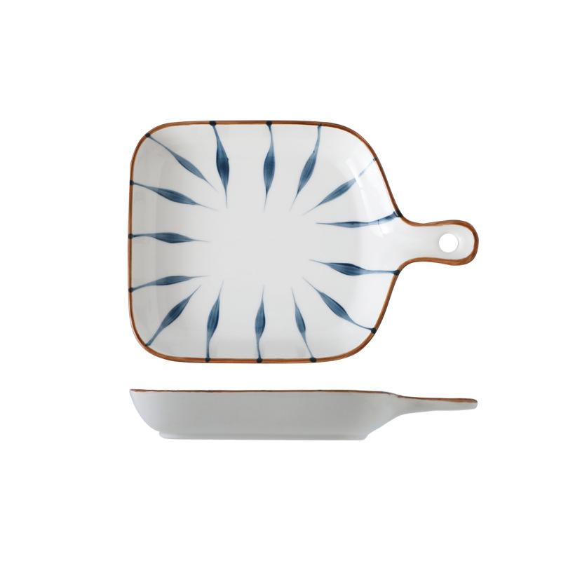 Керамическая форма для выпечки «Пномпень», салатницы, миска для запекания сыра на гриле с ручкой, кухонный инструмент для выпечки в духовке, керамическая пластина для закусок