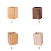 Wooden Pencil Stationery Organizer, Square Cup Holder, Black Walnut Wood, Desk Decoration, for Stationery, Make