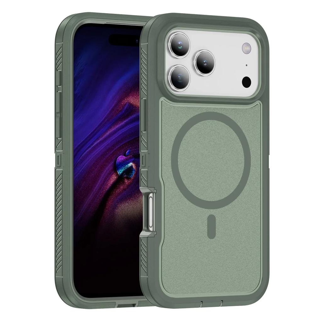 Защитный чехол OTT Armor военного класса с противоскользящим захватом для IPhone17 Pro Max Air 16 15 14 Plus 13 12 с защитой для зарядки MagSafe