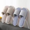 Linen Slippers, Indoor Flooring for Spring and Summer Homes, Anti Slip and Wear-resistant Cotton and Linen Slippers, Silent for Home Use